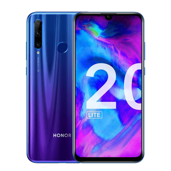 Refurbished Huawei Honor 20 Lite | 128GB | Blau | Dual