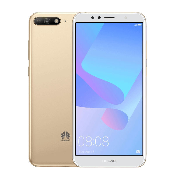 Refurbished Huawei Y6 (2018) | 16GB | Gold | Dual