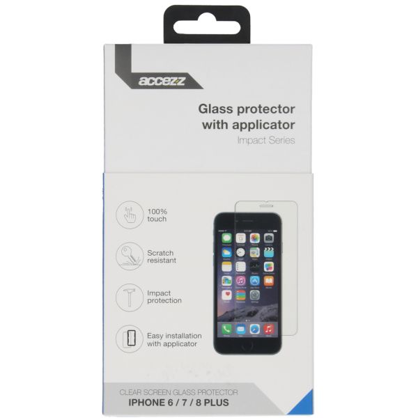 Glass Screenprotector + Applicator für das iPhone 8 Plus / 7 Plus / 6(s) Plus