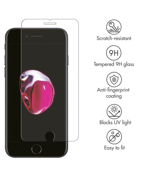 Gehärtetes Glas Displayschutzfolie iPhone 8 Plus / 7 Plus