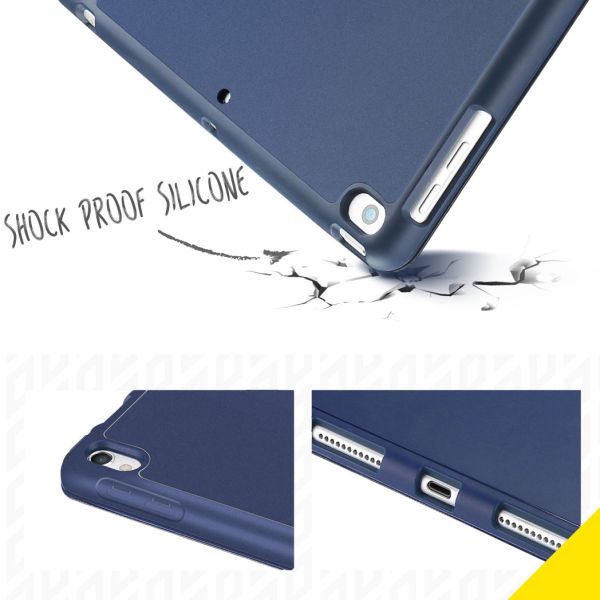 Smart Silicone Klapphülle Blau für das iPad (2018) / (2017) / Air (2013) / Air 2