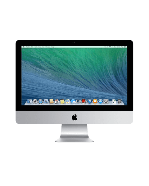 Refurbished iMac 21 Zoll | Core i5 1.4 GHz | 500 GB HDD | 8 GB RAM | Silber (Mitte 2014)