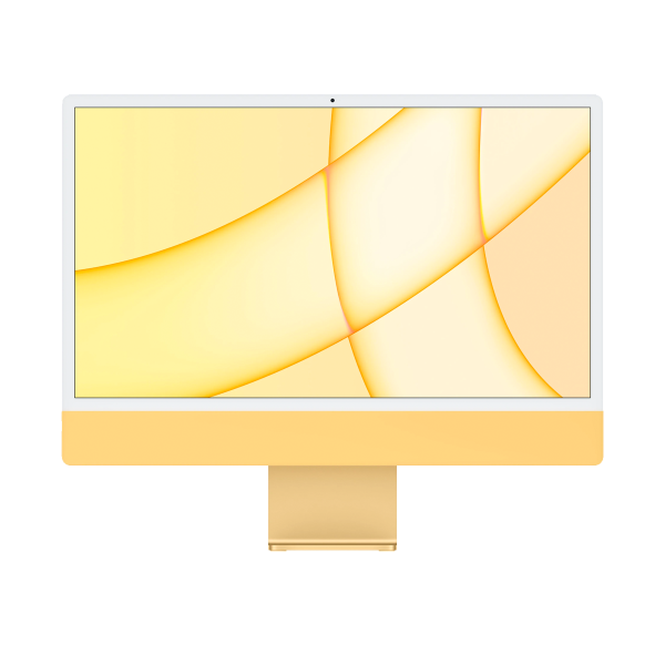 Refurbished iMac 24 Zoll | Apple M1 8-Core | 1 TB SSD | 16 GB RAM | 4 Anschlüsse | 8-Core GPU | Gelb (2021)