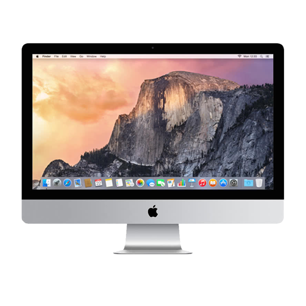 Refurbished iMac 27 Zoll | Retina 5k | 4 Core AMD Radeon R9 | 1 TB SSD | 16 GB RAM | Silber (Ende 2014)