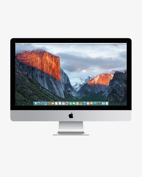 Refurbished iMac 27 Zoll | Core i5 3.2 GHz | 256 GB SSD | 16 GB RAM | Silber (5K, Retina, Ende 2015)