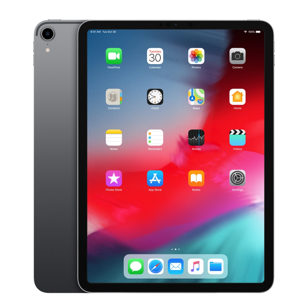 Refurbished iPad Pro 11-inch 256GB WiFi + 4G Spacegrau (2018) | Ohne Kabel und Ladegerät