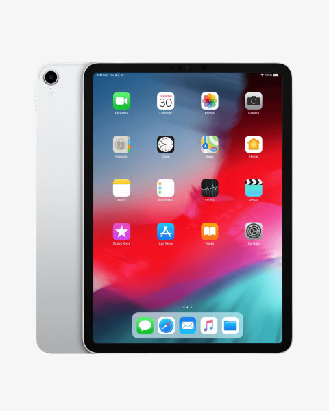 Refurbished iPad Pro 11-inch 256GB WiFi + 4G Silber (2018) | Ohne Kabel und Ladegerät