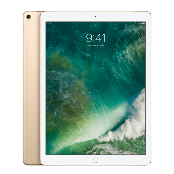 Refurbished iPad Pro 12.9 64GB WiFi Gold (2017) | Ohne Kabel und Ladegerät