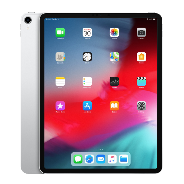 Refurbished iPad Pro 12.9 1TB WiFi + 4G Silber (2018) | Ohne Kabel und Ladegerät