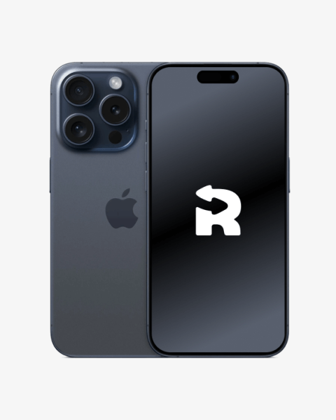 Refurbished iPhone 15 Pro 128GB Titan Blau