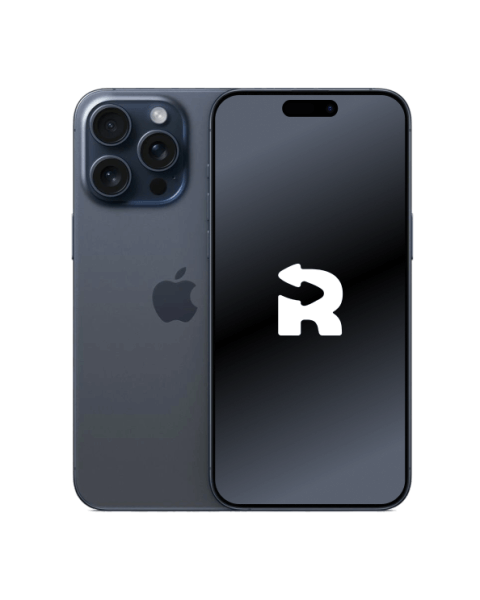 Refurbished iPhone 15 Pro Max 256GB Titan Blau