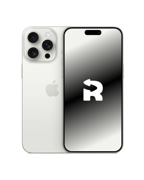 Refurbished iPhone 15 Pro Max 256GB Titan Weiß