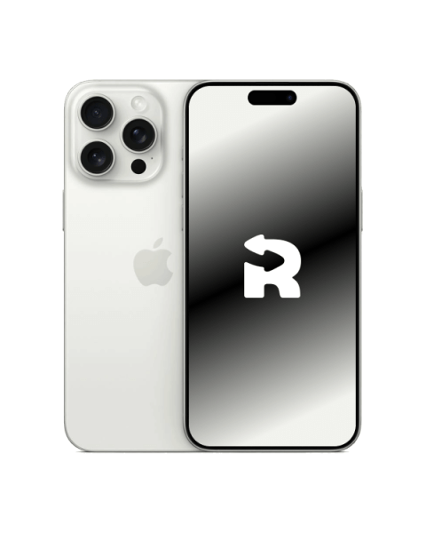 Refurbished iPhone 15 Pro Max 256GB Titan Weiß