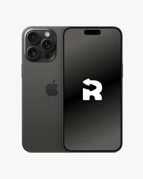 Refurbished iPhone 15 Pro Max 512GB Titan Schwarz