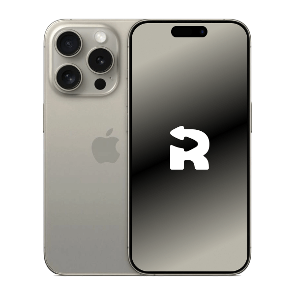 Refurbished iPhone 15 Pro 1TB Titan Weiß