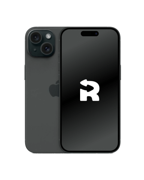 Refurbished iPhone 15 128GB Schwarz