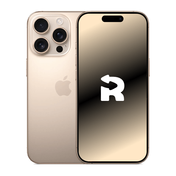 Refurbished iPhone 16 Pro 128GB Titan Weiß