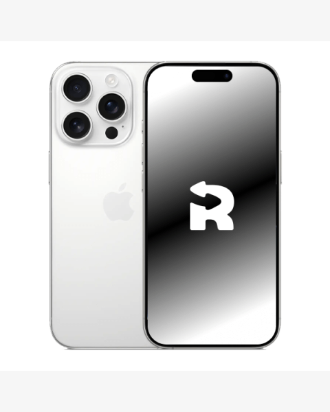 Refurbished iPhone 16 Pro 128GB Titan Weiß