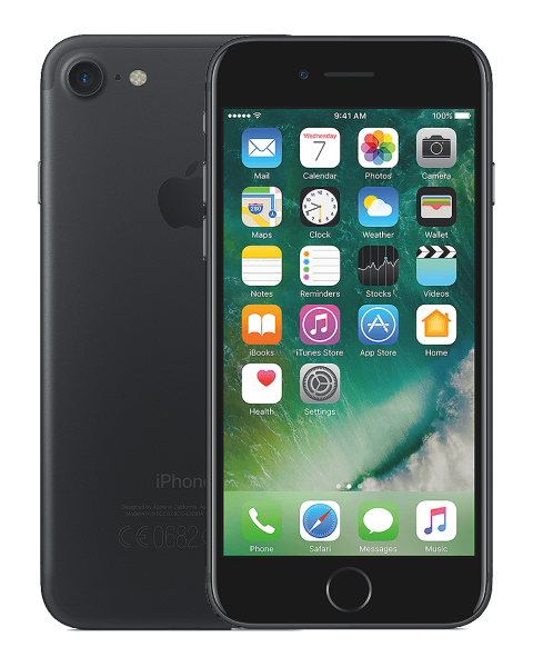 Refurbished iPhone 7 32GB Mattschwarz