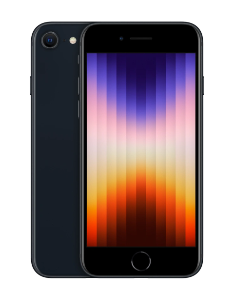 Refurbished iPhone SE 64GB Middernacht Zwart (2022)