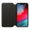 iPhone X Leather Folio - Schwarz