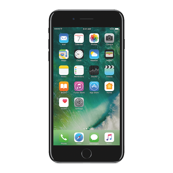 Refurbished iPhone 7 plus 256 GB Pechschwarz