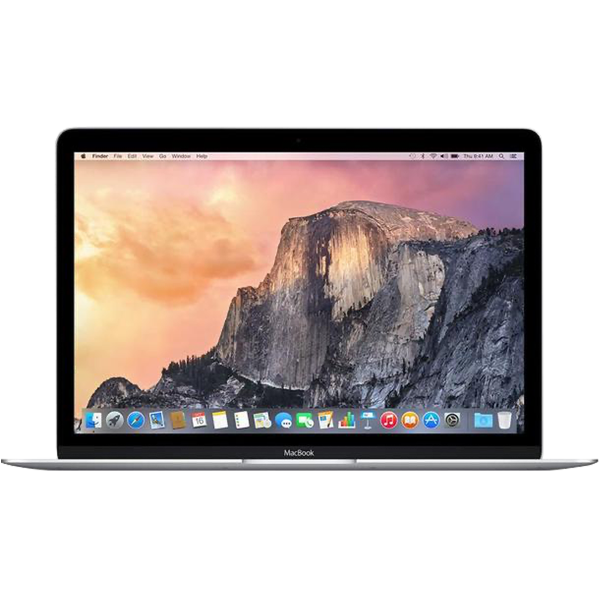 MacBook 12-Zoll | Core M 1,1 GHz | 256-GB-SSD | 8GB RAM | Silber (Anfang 2015) | Qwerty