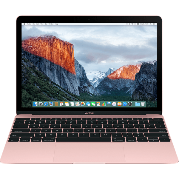 MacBook 12 Zoll | Kern m3 1,1 GHz | 256-GB-SSD | 8GB RAM | Roségold (Anfang 2016) | Qwerty