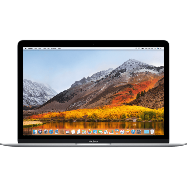 MacBook 12 Zoll | Kern m3 1,2 GHz | 256-GB-SSD | 8 GB RAM | Silber (2017) | Qwerty/Azerty/Qwertz