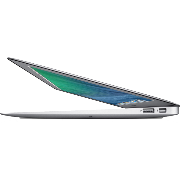 MacBook Air 13 Zoll | Core i5 1,4 GHz | 128 GB SSD | 4 GB RAM | Silber (Anfang 2014) | Qwertz