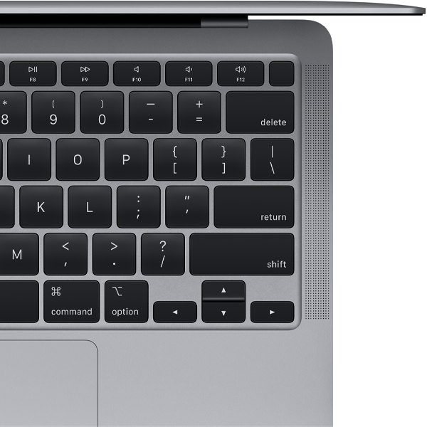 MacBook Air 13-Zoll | Apple M1 | 256 GB SSD | 8GB RAM | Space Grau (2020) | Qwerty/Azerty/Qwertz