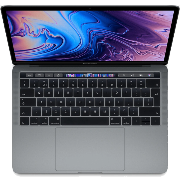 MacBook Pro 13 Zoll | Touch-Bar | Core i5 1,4 GHz | 128-GB-SSD | 8 GB RAM | Spacegrau (2019) | Retina | Qwerty/Azerty/Qwertz