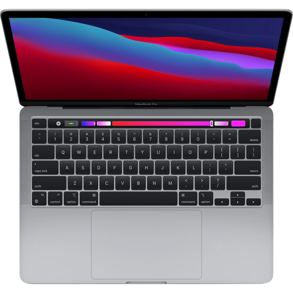 MacBook Pro 13 Zoll | Touch-Bar | Core i5 2,0 GHz | 1-TB-Festplatte | 16GB RAM | Space Grau (2020) | W1