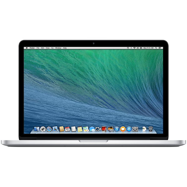 MacBook Pro 13 Zoll | Core i5 2,4 GHz | 256-GB-SSD | 8 GB RAM | Silber (Ende 2013) | Retina | Qwerty/Azerty/Qwertz