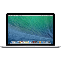 MacBook Pro 13 Zoll | Core i5 2,6 GHz | 128 GB SSD | 8 GB RAM | Silber (Mitte 2014) | Qwerty