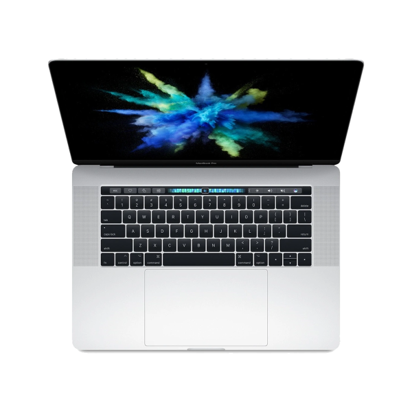 MacBook Pro 15 Zoll | Touch-Leiste | Core i7 2,9 GHz | 512 GB SSD | 16GB RAM | Silber (2017) | Qwerty/Azerty/Qwertz