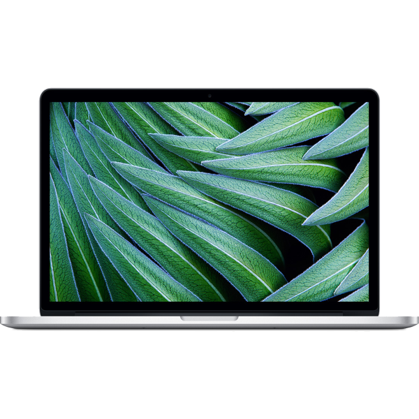 MacBook Pro 15 Zoll | Core i7 2,0 GHz | 256 GB SSD | 8 GB RAM | Silber (Ende 2013) | Retina | Qwerty