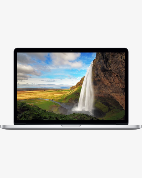 MacBook Pro 15 Zoll | Core i7 2,2 GHz | 256-GB-SSD | 16GB RAM | Silber (Mitte 2015) | Qwerty