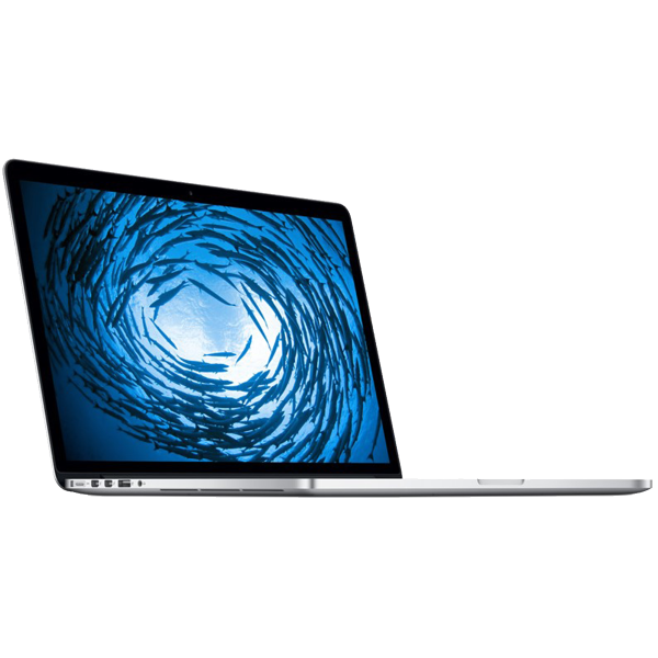 MacBook Pro 15-Zoll | Core i7 2.5 GHz | 512 GB SSD | 16 GB RAM | Silber (Mid 2015) | Retina