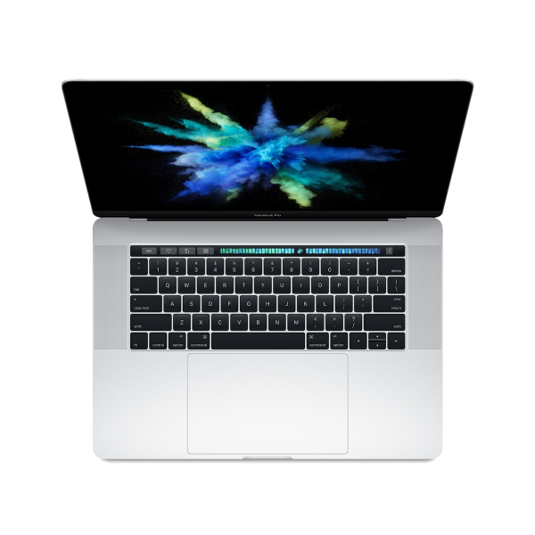 MacBook Pro 15 Zoll | Touch Bar | Core i7 2,6 GHz | 256 GB SSD | 16GB RAM | Silber (2016) | Qwerty/Azerty/Qwertz