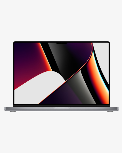 MacBook Pro 16 Zoll | Apple M1 Pro 10-core | 512 GB SSD | 32 GB RAM | Spacegrau (2021) | 16-core GPU | Qwerty