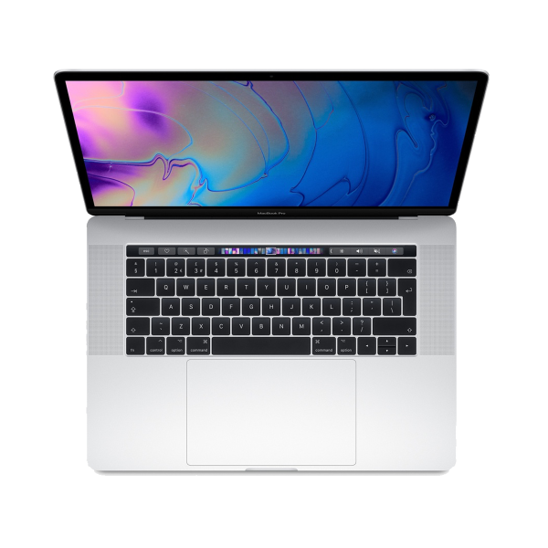 Macbook Pro 15 Zoll | Touch Bar | Core i9 2,3 GHz | 512GB SSD | 32GB RAM | Silber (2019) | Qwerty/Azerty/Qwertz