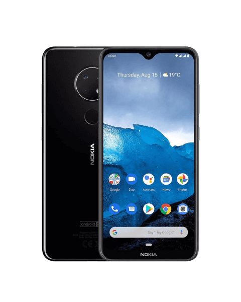 Refurbished Nokia 6.2 | 64GB | Schwarz | Dual