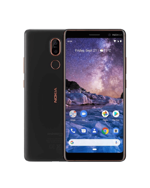 Refurbished Nokia 7 Plus | 64GB | Schwarz