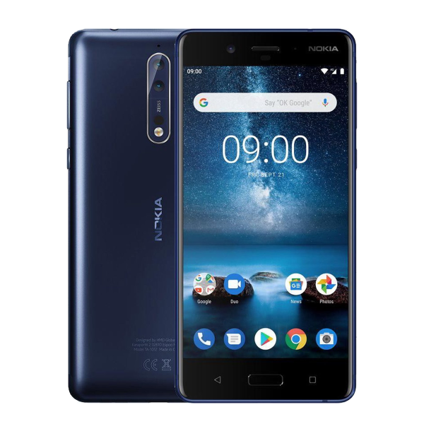 Refurbished Nokia 8 | 64GB | Blau