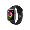 Refurbished Apple Watch Serie 1 | 42mm | Aluminium Spacegrau | Schwarzes Sportarmband | WiFi