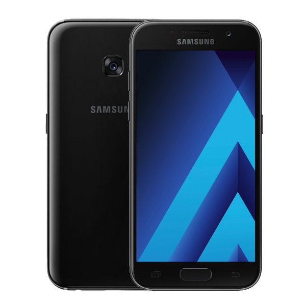 Refurbished Samsung Galaxy A3 16GB schwarz (2017)