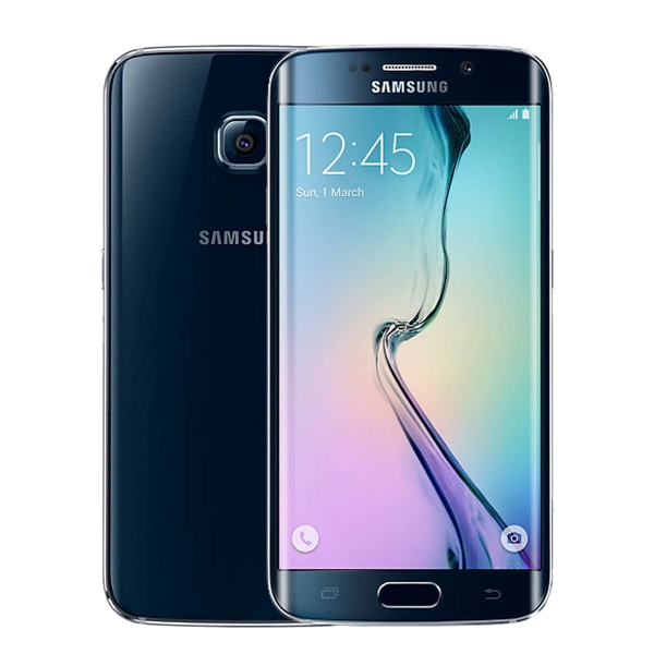 Refurbished Samsung Galaxy S6 Edge 64 GB Schwarz