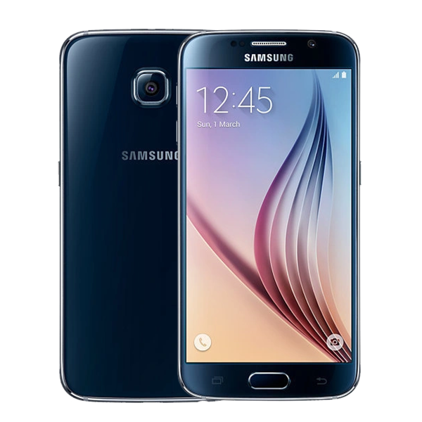 Refurbished Samsung Galaxy S6 32 GB Schwarz