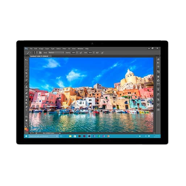 Refurbished Microsoft Surface Pro 4 | 12,3 Zoll | 6. Generation i5 | 256GB SSD | 8GB RAM | Virtuelle Tastatur | Ohne Stift